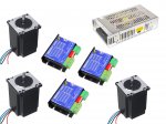 Mini/Medium CNC package with 19KgCm stepper & Industrial Drives