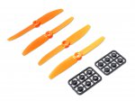 Propeller pairs 5x4.5 Orange (CW/CCW) 4pcs Set